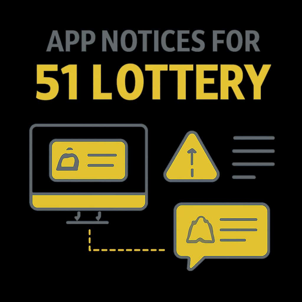 Illustration for App Notices for 51 Lottery