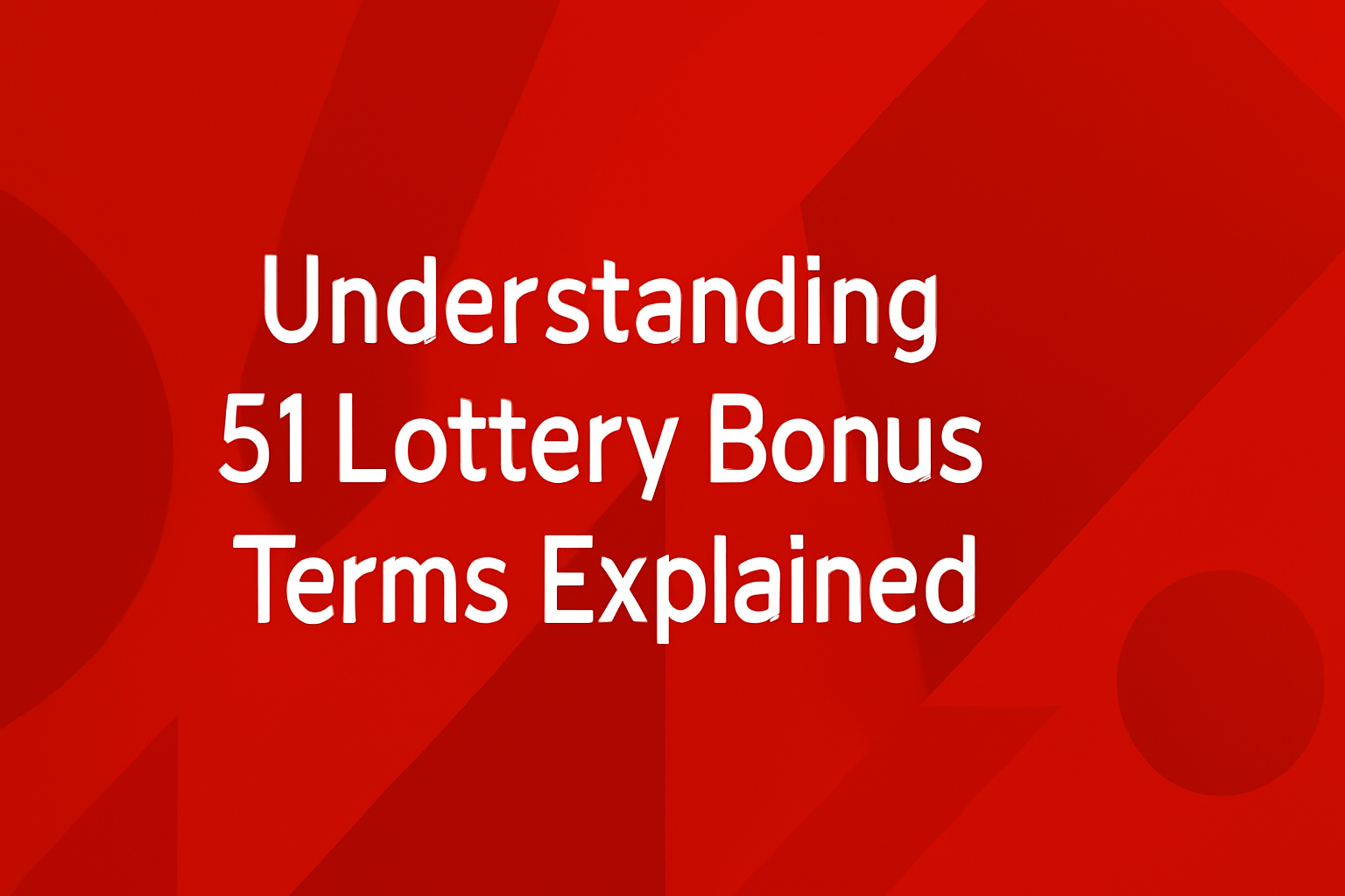 A neutral informational scene about known issues with 51 Lottery.