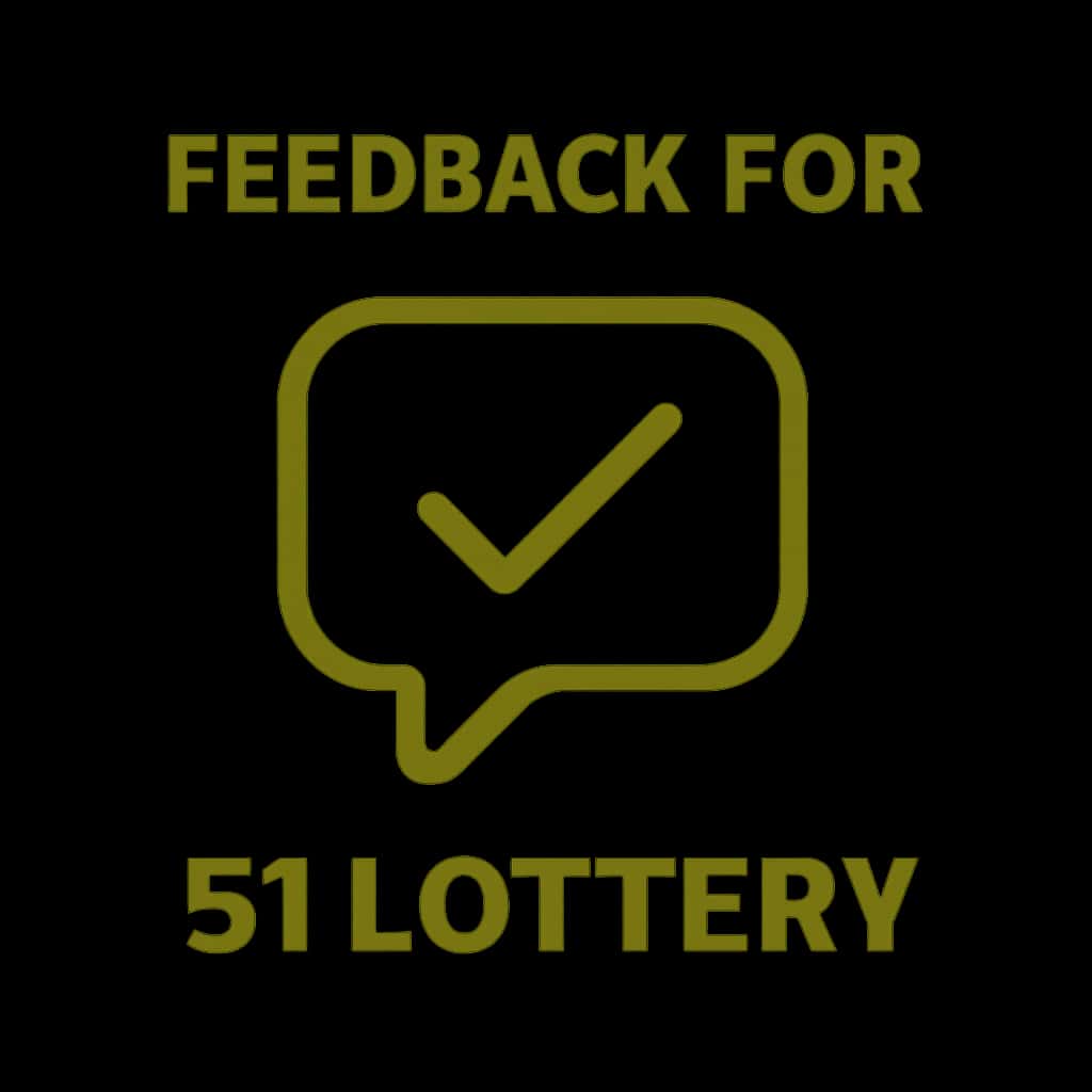 Icon representing feedback resource for 51 Lottery.