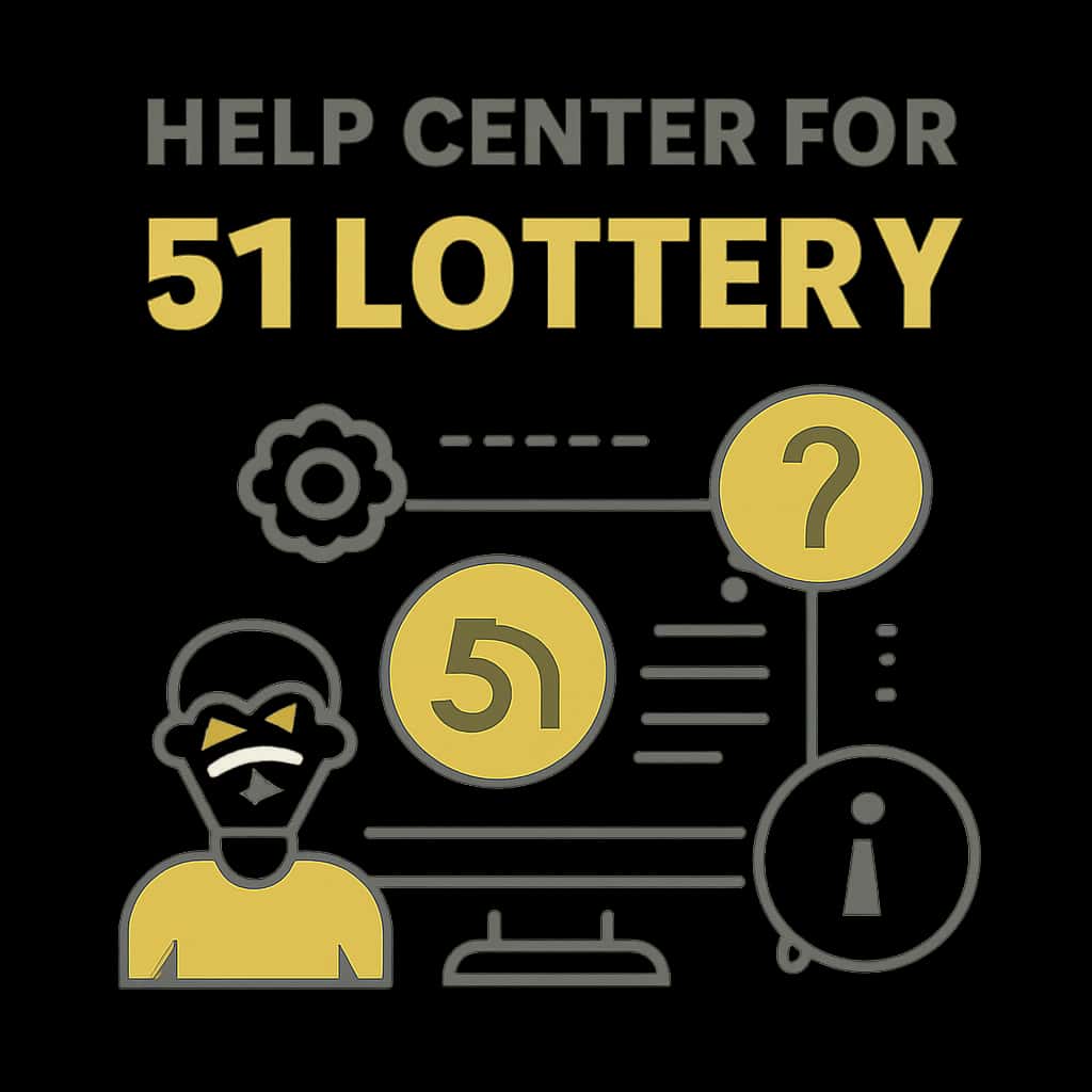An educational diagram for the Help Center for 51 Lottery.