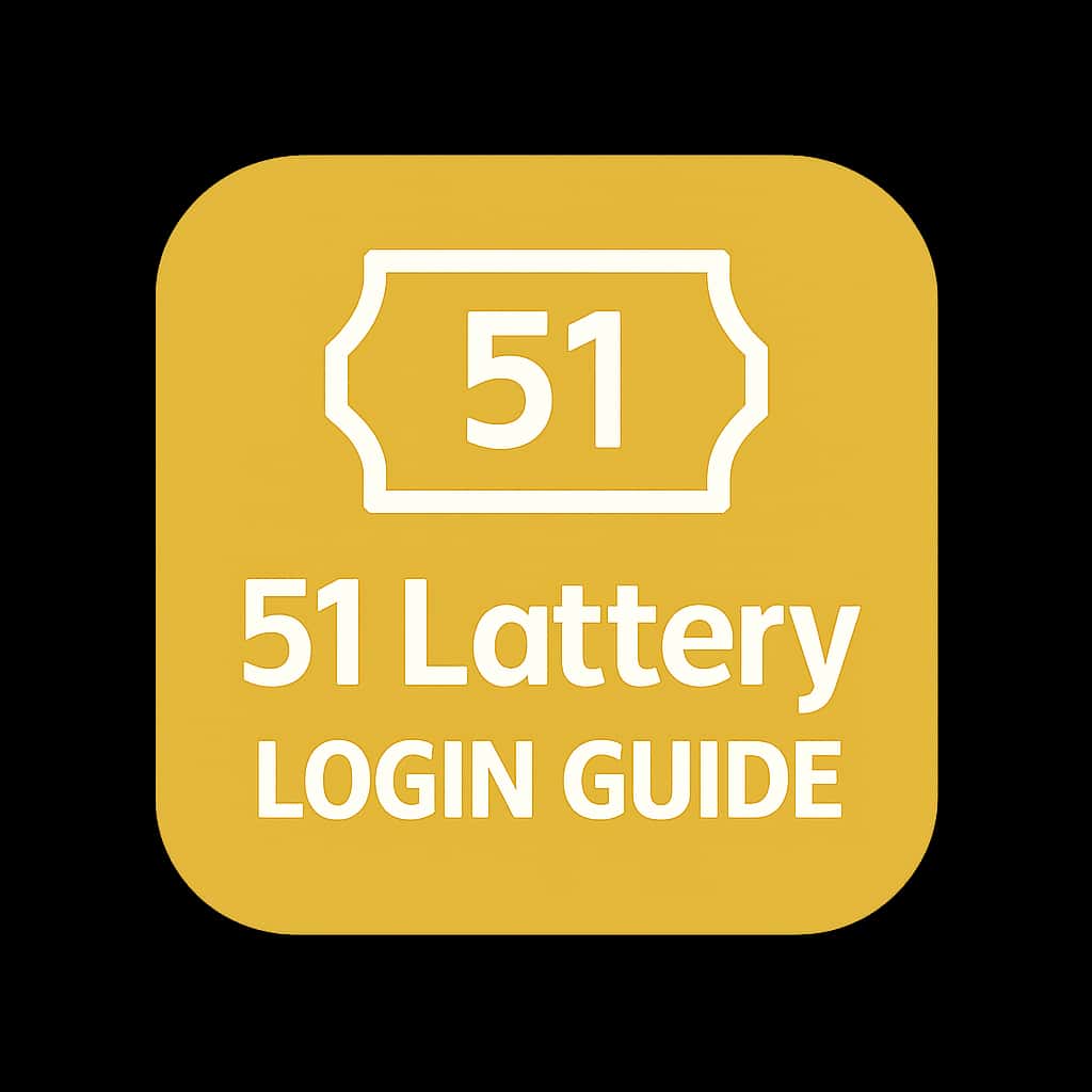 A badge for the 51 Lottery Login Guide.