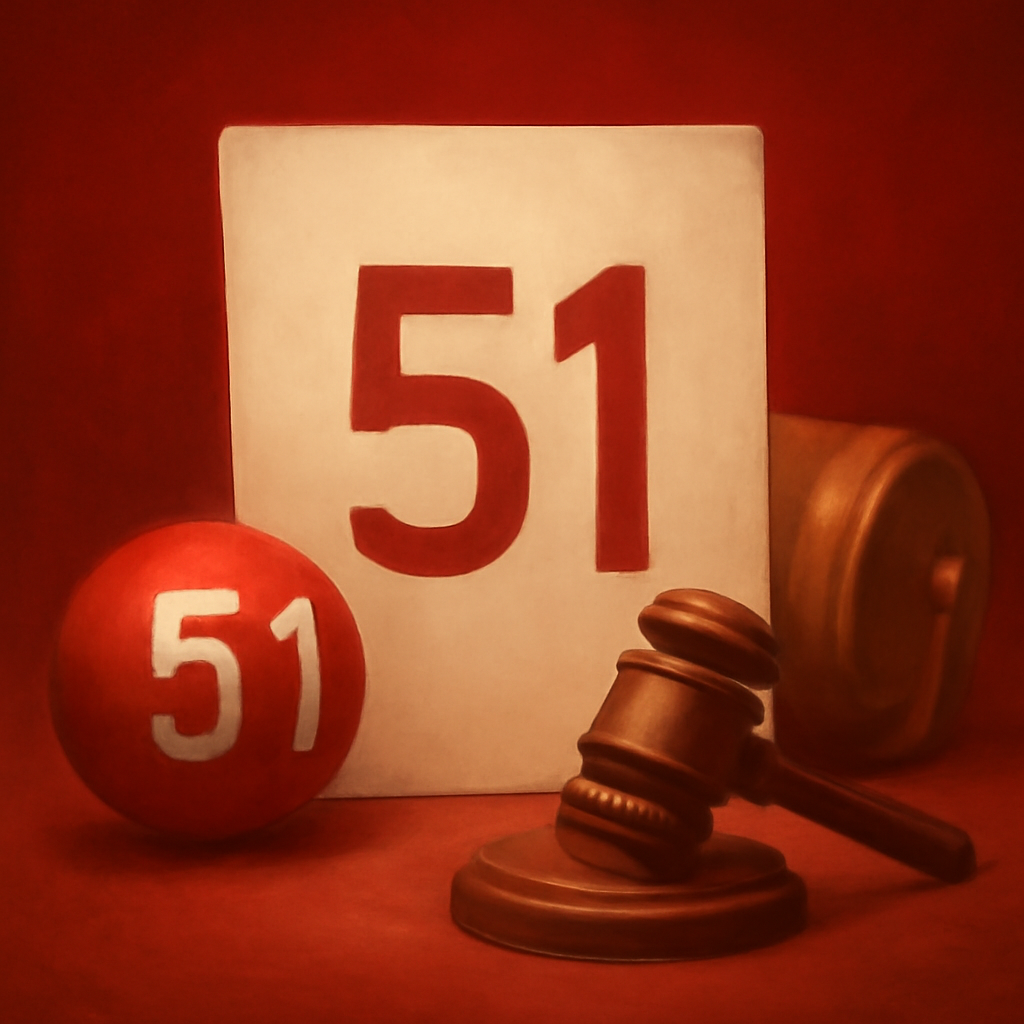 A badge for the 51 Lottery Login Guide.