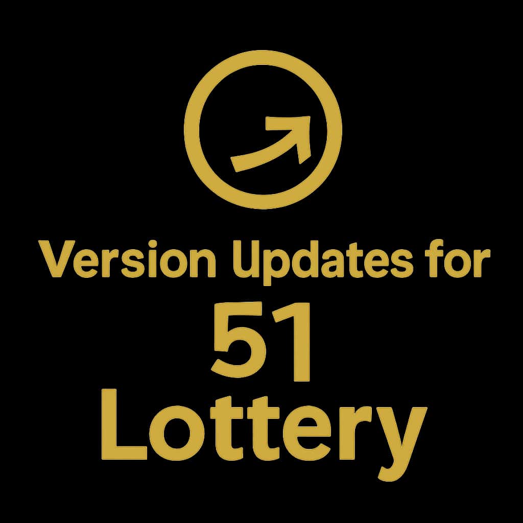 An icon representing 51 Lottery updates in a simple, professional style.