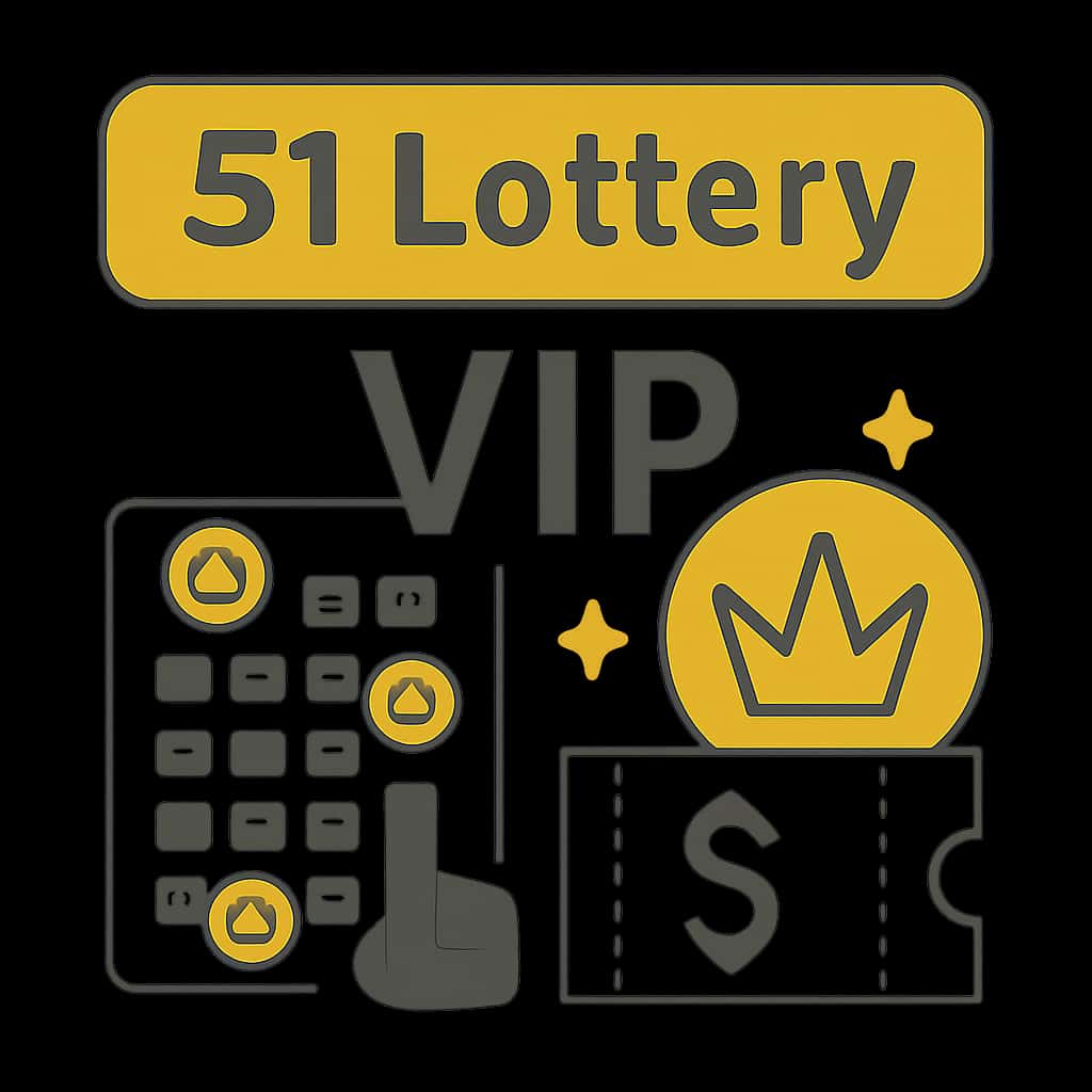 Diagram explaining the features of 51 Lottery VIP.