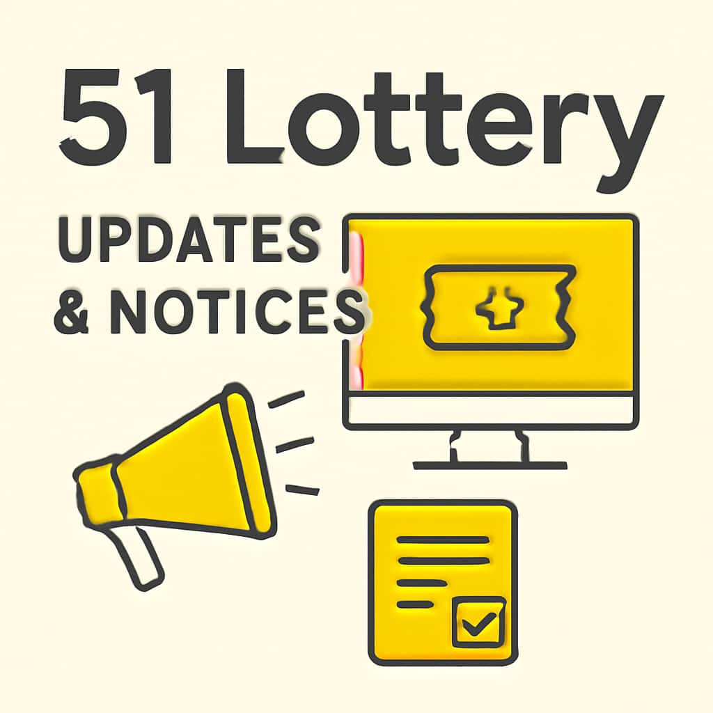 An educational diagram about 51 Lottery Updates & Notices.