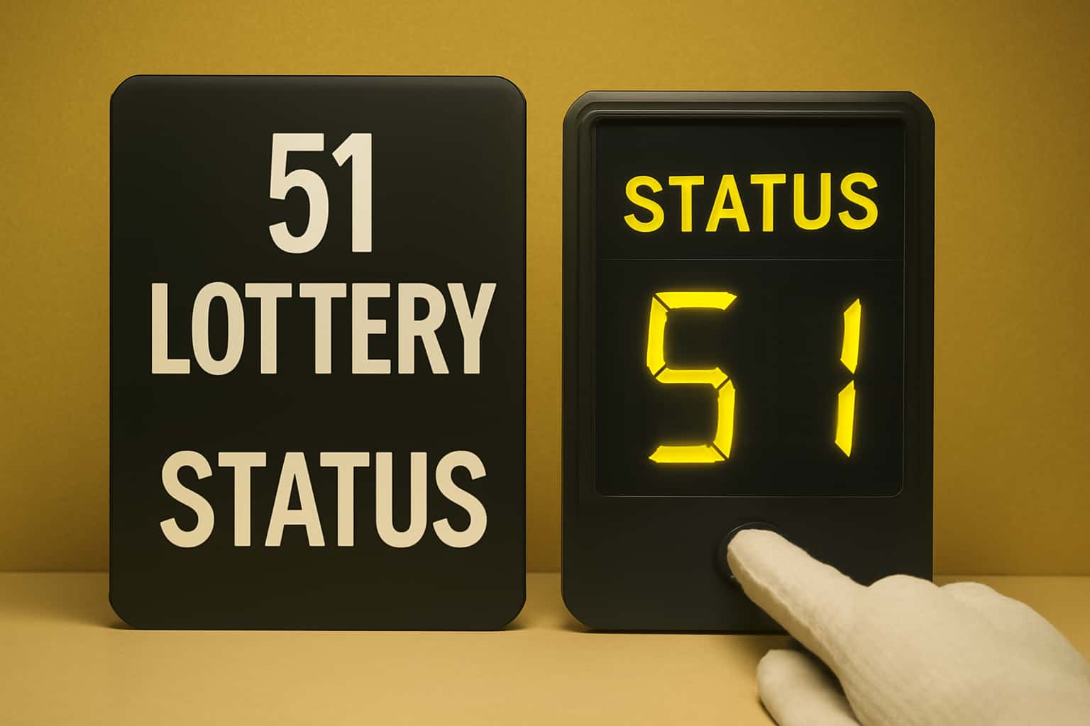 Informational overview image of 51 Lottery Status.