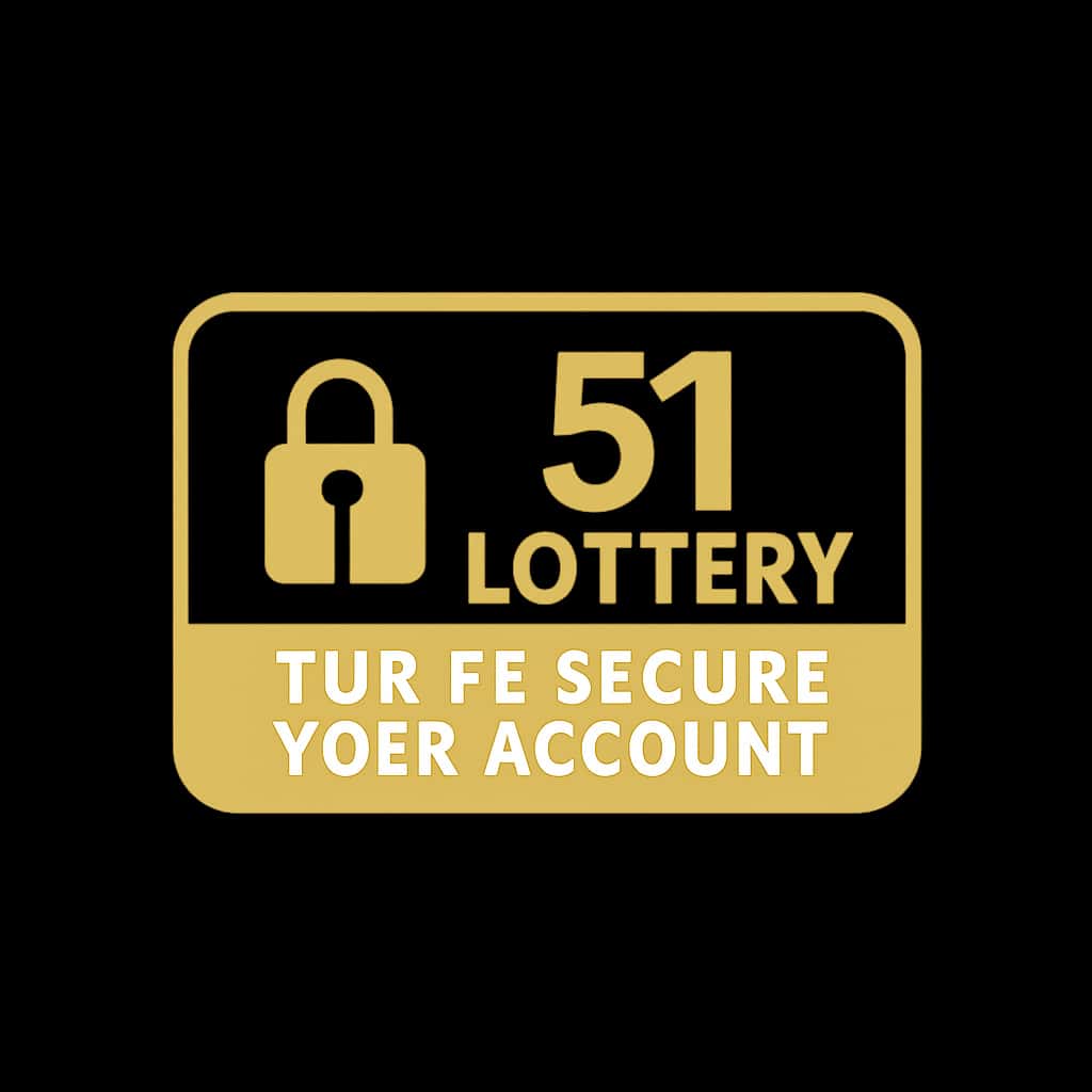 Icon representing security measures for a lottery account.